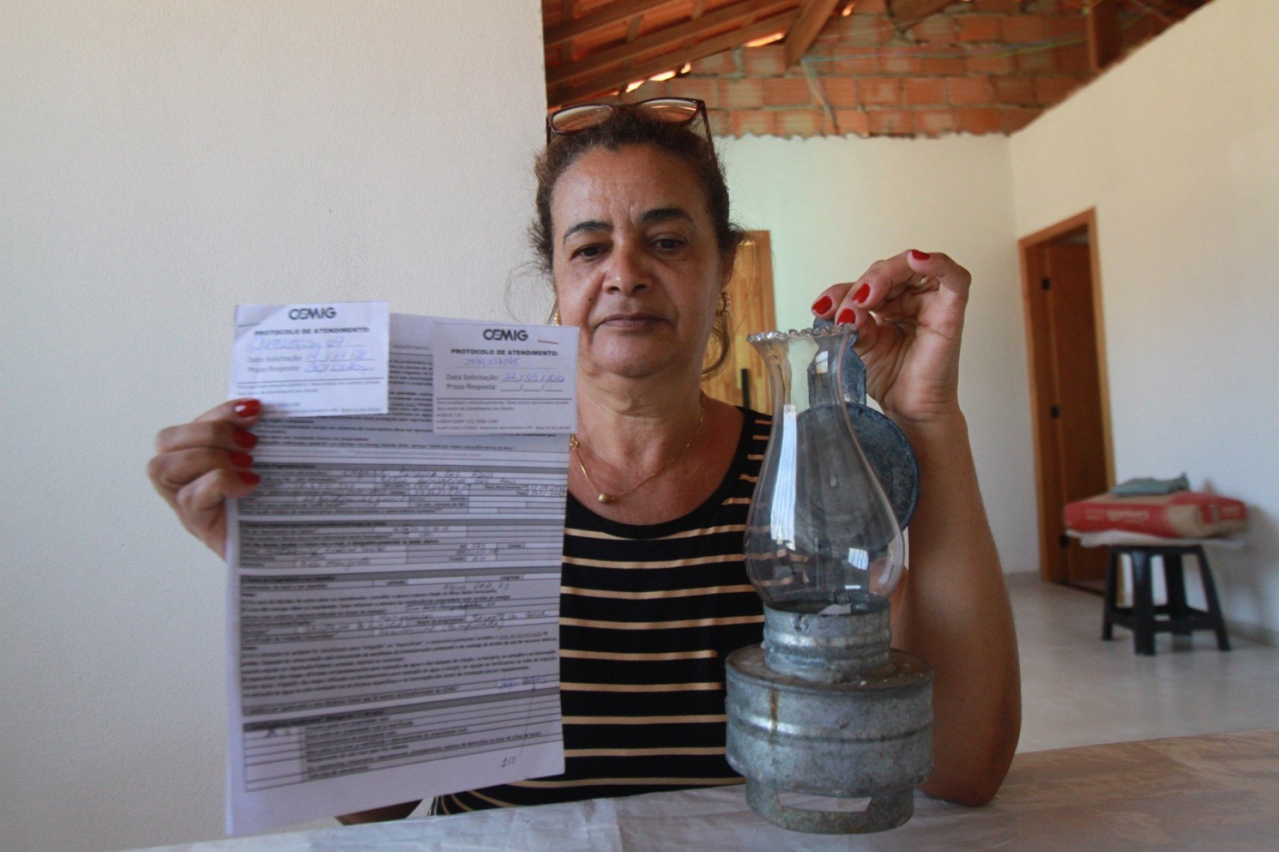 A prefeitura de Santana do Riacho solicitou orçamento à Cemig para a colocação de um transformador que atenda a região, assim como a própria população, mas  o valor cobrado é inviável para os moradores-Edésio Ferreira/EM/DA Press