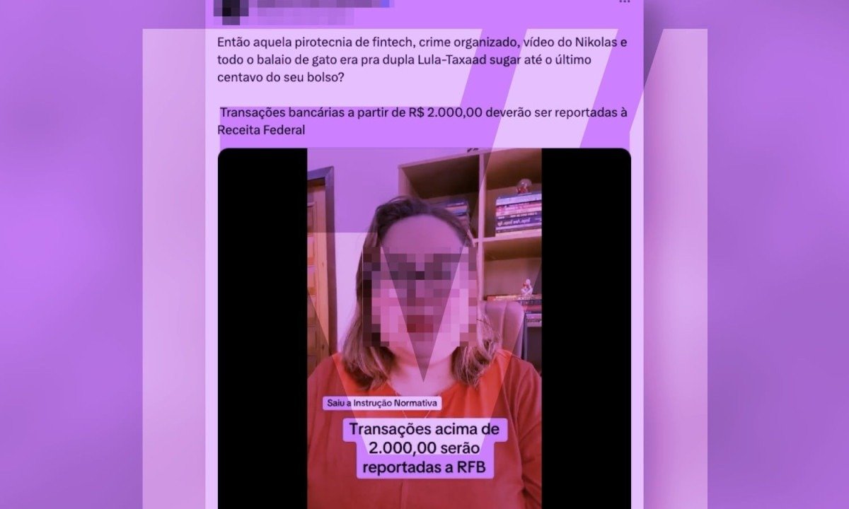 Nova norma publicada pela Receita Federal não prevê nenhuma taxação ou cobrança -  (crédito: Reprodução/Comprova)