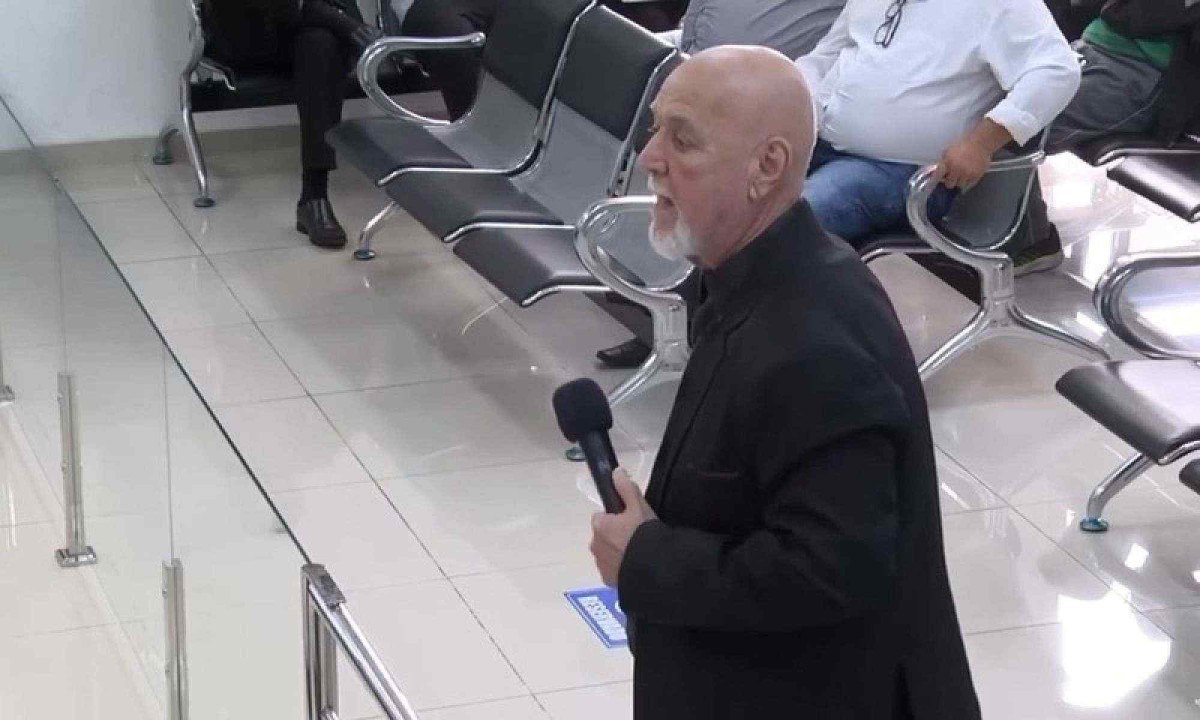 Pastor disse, em audiência pública, que afugenta moradores de rua com ameaça de tiros na cabeça -  (crédito: Reprodução de vídeo)