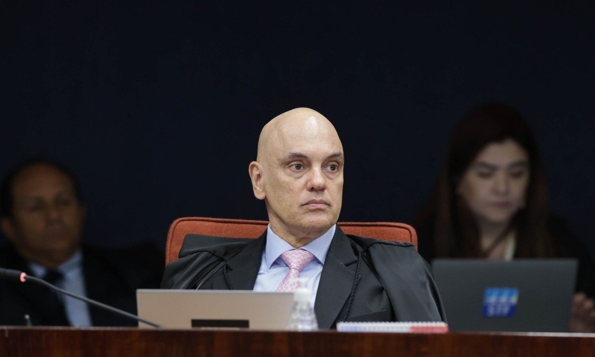 Ministro Alexandre de Moraes votou pela condenação do ex-presidente Jair Bolsonaro e aliados por tentativa de golpe de Estado -  (crédito: Sophia Santos/STF)