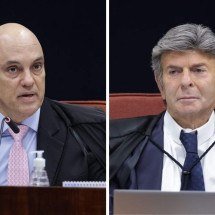 Moraes e Fux antecipam divergências e trocam indiretas em início de votação - Rosinei Coutinho/STF