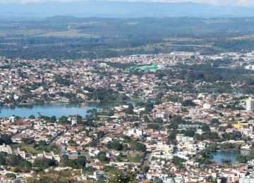 Vista de Sete Lagoas, que receberá um dos sismógrafos para reforçar o monitoramento no município -  (crédito: Edésio Ferreira/EM/D.A Press – 21/5/25)