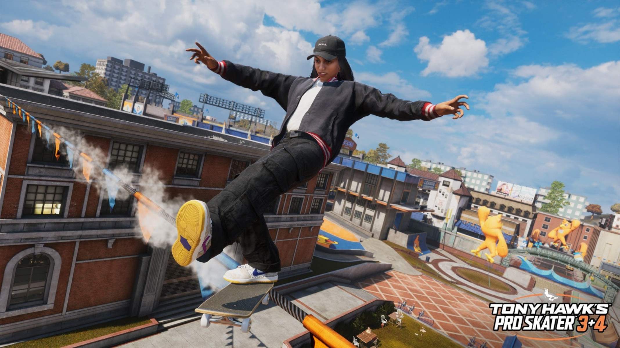 Tony Hawk’s Pro Skater 3+4 traz jogabilidade clássica e skatistas brasileiros