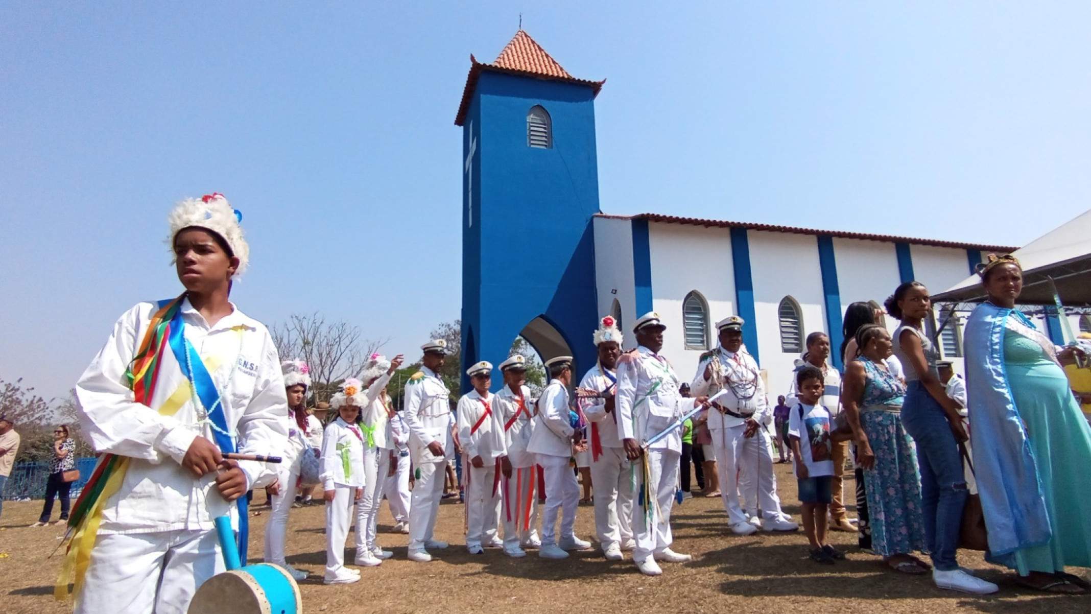 Festas de Nossa Senhora va reunir Guardas de Congo da região de Lagoa Santa-Carlos Altman/EM