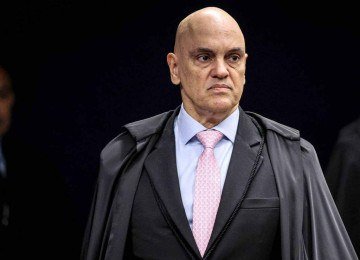 Como relator do caso, o ministro foi o primeiro a votar nessa terça-feira (9/9), no julgamento da trama golpista de 2022 -  (crédito: Gabriela Biló/Folhapress)