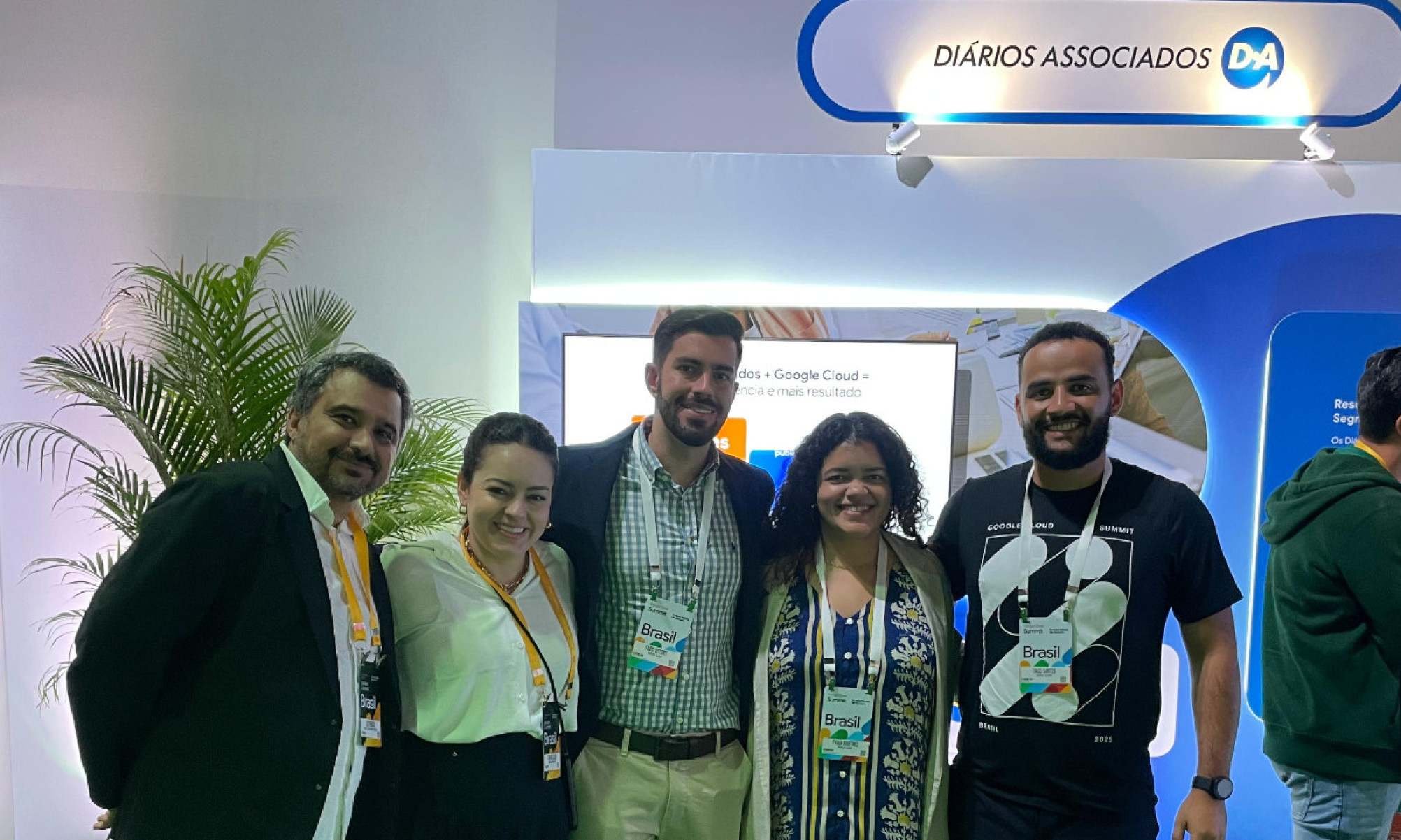 Equipe dos Diários Associados se reúme aos representantes do Google Cloud Summit 2025