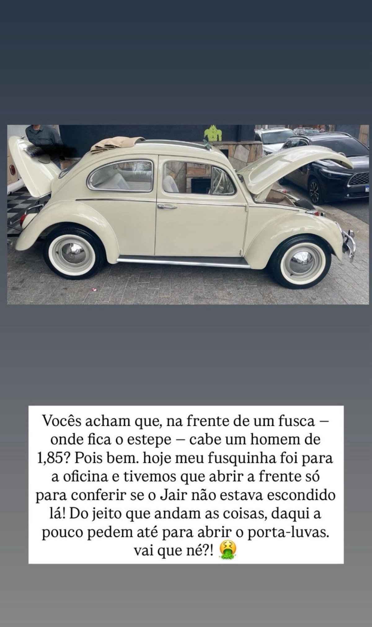Print da publicação de Michelle Bolsonaro