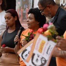 Viúva de gari sobre delegada: ‘Antes do Renê atirar, ela atirou primeiro’ - T&uacute;lio Santos/EM/D.A.Press