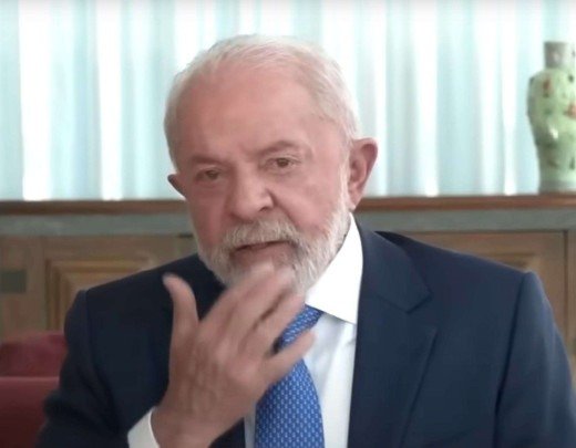 Lula em entrevista a Rede Bandeirantes -  (crédito: Reprodução/Rede Bandeirantes)