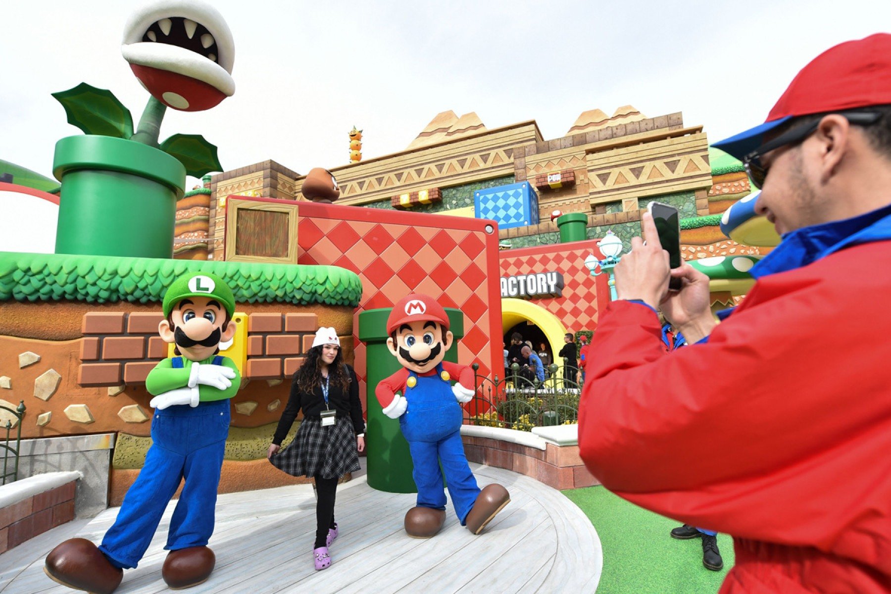 Super Mario tem dois parques temáticos, um no Japão e outro nos Estados Unidos-Chris Delmas / AFP