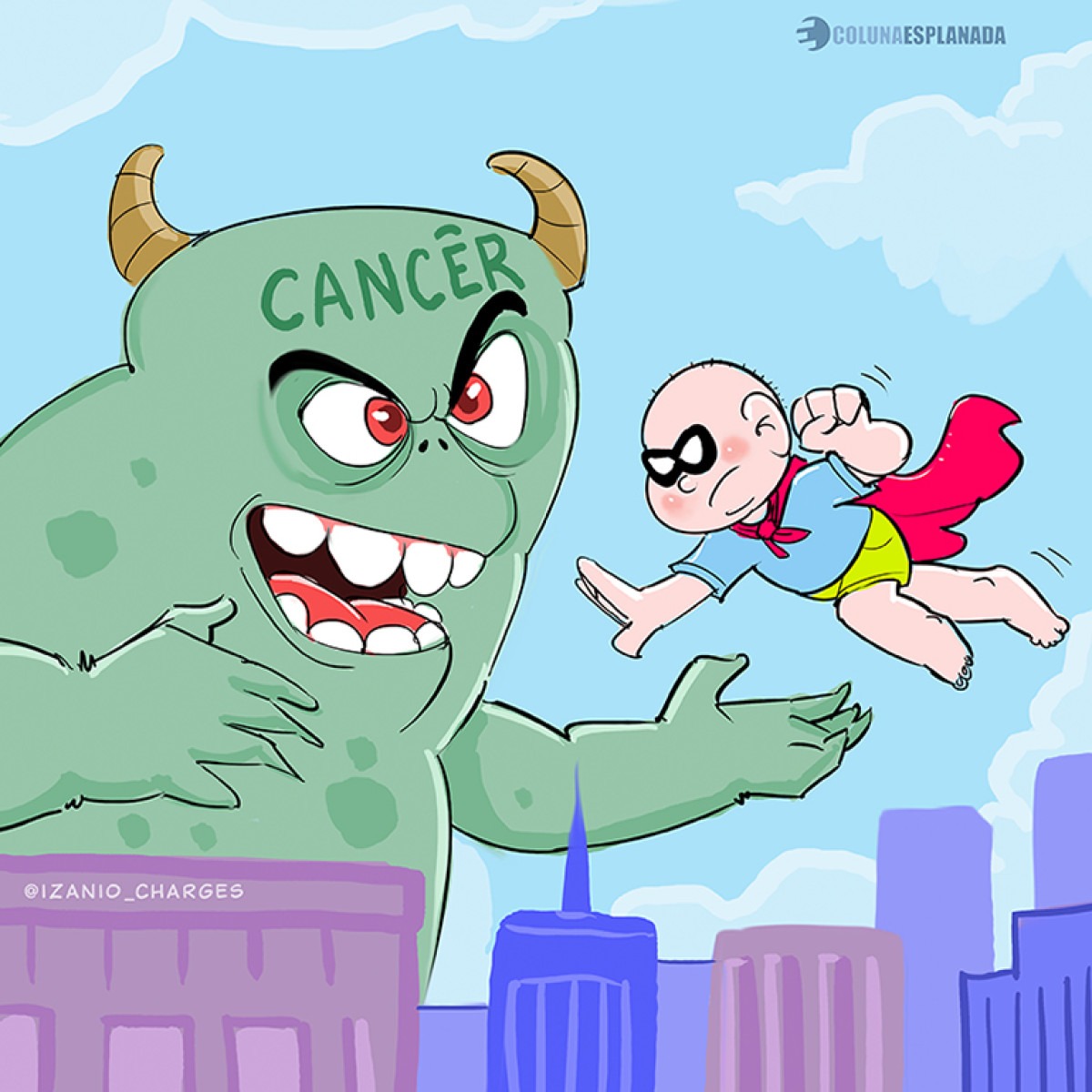 Charge por @izanio_charges -  (crédito: @izanio_charges)