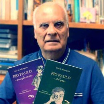 Lino de Albergaria lança hoje dois volumes da série ‘Pio Paulo’ - Marjorie Zocrasto / divulgação