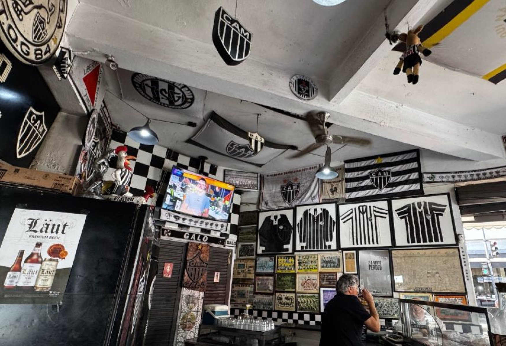 Bar do Salomão é conhecido como um verdadeiro templo dos atleticanos