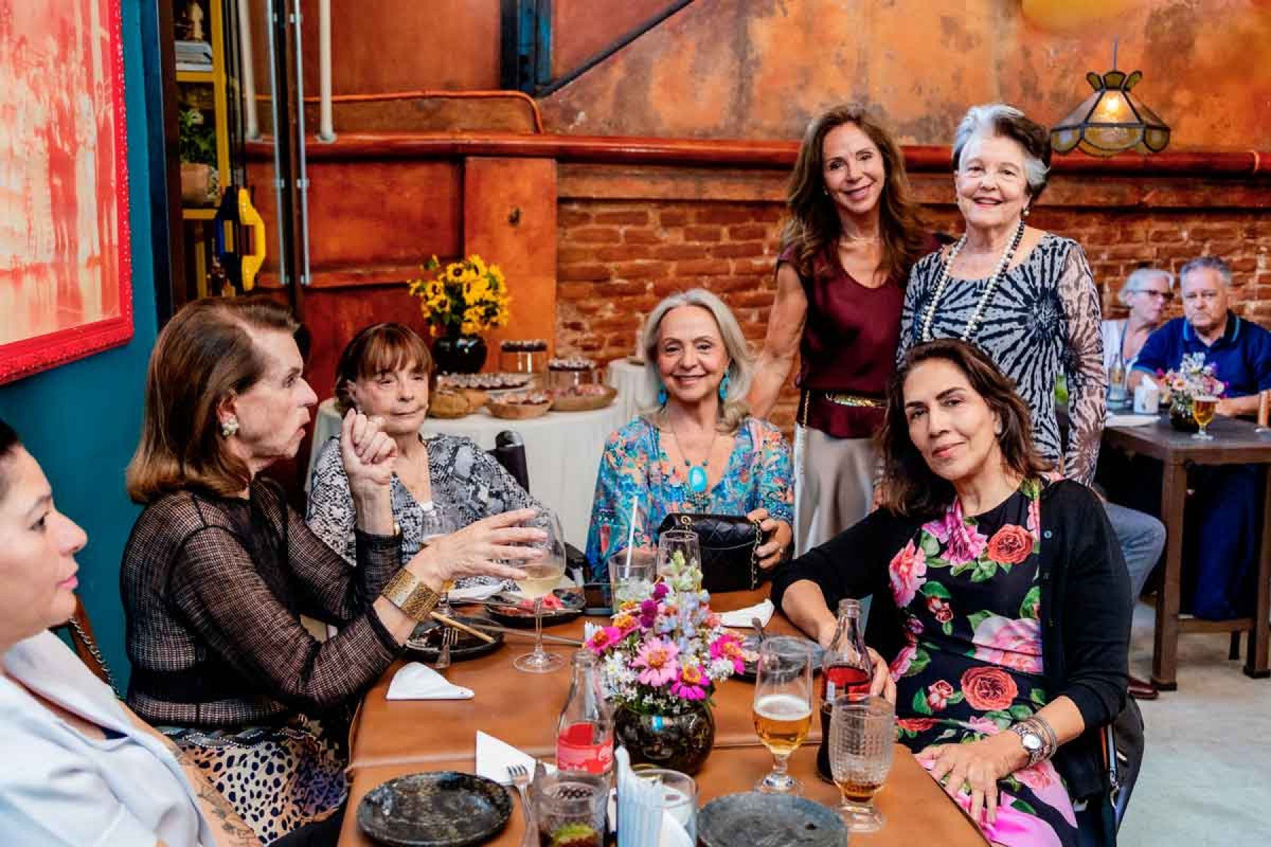 Josefina Veloso, Anna Marina Siqueira, Angela Gutierrez, Cristiana Gutierrez, Tereza Melo Vianna, Angela Dourado -  (crédito: Dalila Nascisi/divulgação)