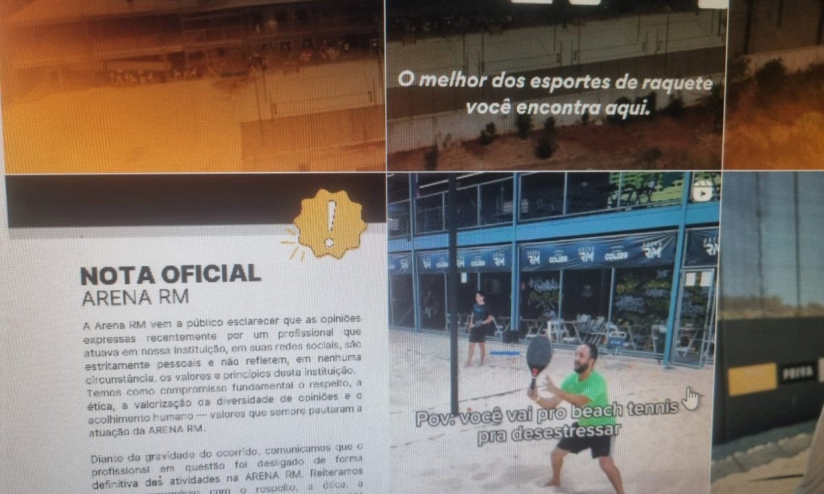 Empresa anunciou demissão de funcionário por meio de nota oficial