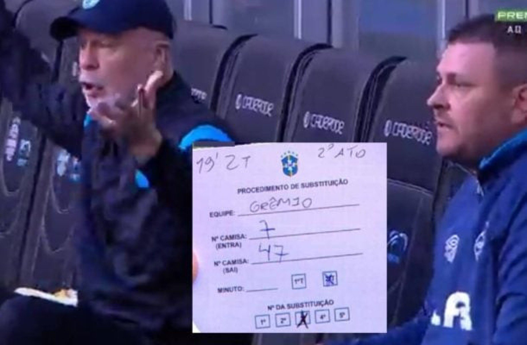 Mano Menezes admite lambança em troca de jogador do Grêmio