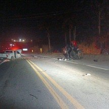 MG: colisão na MG-050 mata motorista e deixa suspeita de fuga de condutor - Divulgação/Corpo de Bombeirosa