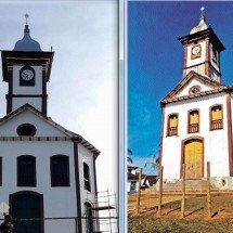 Igreja Santa Rita, cartão-postal do Serro, volta às cores originais - GUSTAVO WERNECK/EM/D.A PRESS  - IPHAN/DIVULGAÇÃO