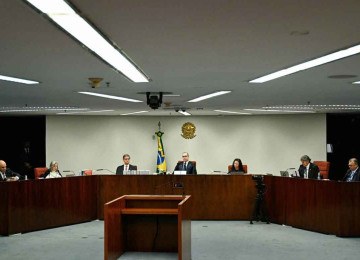  O Supremo Tribunal Federal encerrou na quinta-feira, 11/9, julgamento inédito da cúpula golpista. -  (crédito:  Evaristo Sá/AFP)