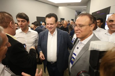 Presidente nacional do PSD, Gilberto Kassab vem a BH para participar de evento de filiação de prefeitos mineiros -  (crédito: Marcos Vieira/EM/D.A Press)