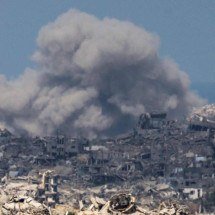 Israel inicia grande ofensiva terrestre na Cidade de Gaza - Menahem KAHANA / AFP
