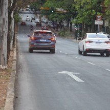 Justiça autoriza retomada das obras da ciclovia na Avenida Afonso Pena - Marcos Vieira/EM/D.A.Press