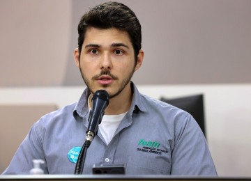 Arthur Ferreira Rezende Delfim, diretor de apoio à Regularização Ambiental da Fundação Estadual de Meio Ambiente, foi preso nesta quarta-feira -  (crédito: Willian Dias/ALMG)
