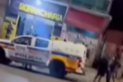 Testemunhas relataram que um suspeito chegou na borracharia, mandou que todos se deitassem no chão e disparou contra a vítima -  (crédito: Reprodução/Redes sociais)