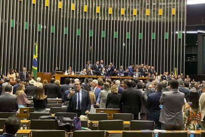 Câmara aprova urgência da pauta da anistia -  (crédito: Wal Lima)
