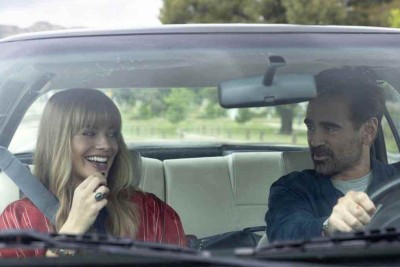  sarah (Margot robbie) e david (colin  farrelL) vivem realismo mágico no longa de kogonada -  (crédito: Sony Pictures/ Divulgação )