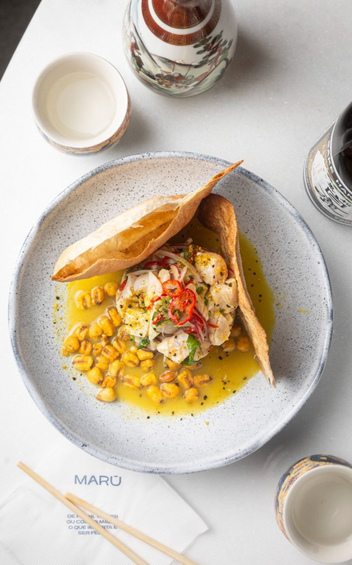 Ceviche de sarda do Marú