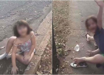 Klissia Santos Silva divulgou, via Stories no Instagram, imagens dos filhos encontrados nesta quinta-feira (18/9) -  (crédito: Klissia Santos Silva/Instagram/Reprodução)