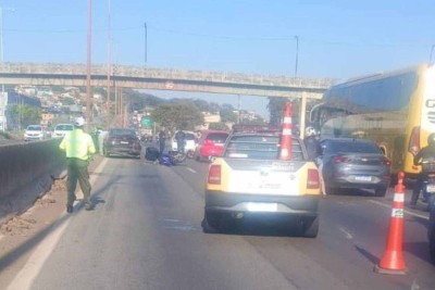 Acidentes complicam o trânsito do Anel Rodoviário na manhã desta quinta-feira (18) -  (crédito: Divulgação/BHTrans)