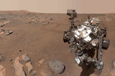Cientistas utilizam uma série de sensores de imagem a bordo do Rover Perseverance, veículos de seis rodas, para obter uma imagem maior de Marte -  (crédito: Nasa/Flickr)