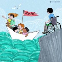Brasil tem 3.140 adotados em 2025, mas cenário é difícil para adolescentes - @izanio_charges