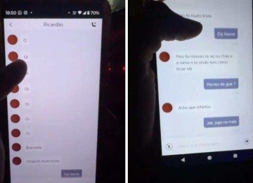 Motorista mostra pedido inusitado de corrida em app -  (crédito: Redes sociais)