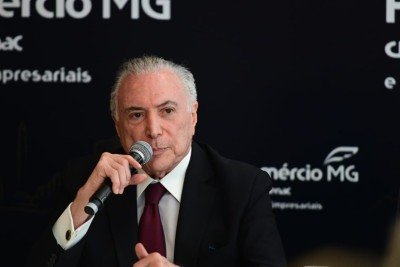 Temer deu detalhes de como está sendo formatada a PL da Dosimetria -  (crédito: Leandro Couri/EM/D.A Press)