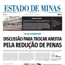 Estado de Minas - (crédito: Capa do Estado de Minas)