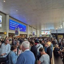 Ataque cibernético afeta operação de aeroportos europeus e causa atrasos em voos - Joris Smets/Bélgica/AFP