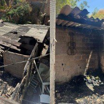 BH: Suspeito é preso por provocar incêndio em casa no Santa Tereza - Divulgação/CBMMG