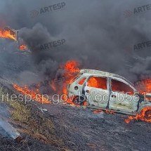 Engavetamento em rodovia mata duas pessoas e deixa três em estado grave - Reprodução/Artesp