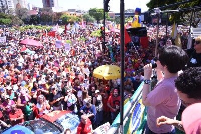 PEC da Blindagem e PL da Anistia levam manifestantes às ruas de BH
 -  (crédito:  Gladyston Rodrigues/EM/D.A Press)
