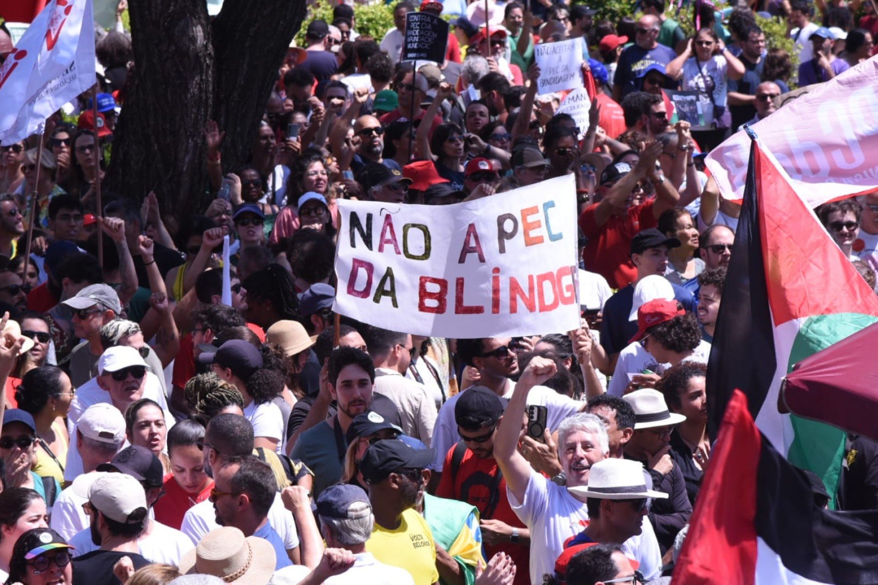 Manifestantes vão às ruas contra PEC da Blindagem e PL da Anistia
-Gladyston Rodrigues/Em/D.A Press