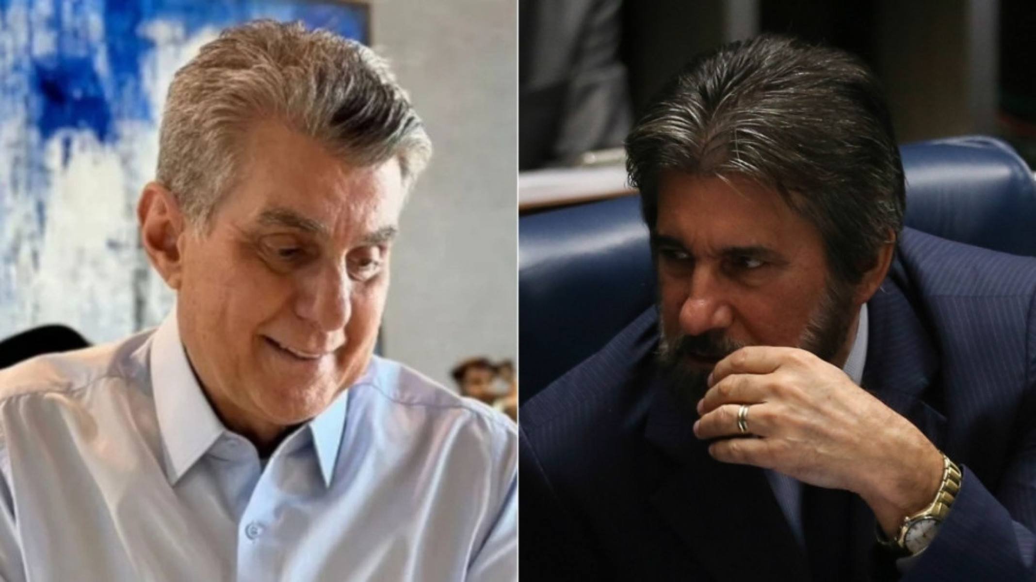 Romero Jucá e Valdir Raupp, ex-senadores do MDB, no banco dos réus do STF