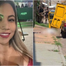 Kamila Cristina Rodrigues dos Santos foi morta a tiros na porta de casa -  (crédito: Redes sociais/Reprodução - Ivan Drummond/EM/DA Press)