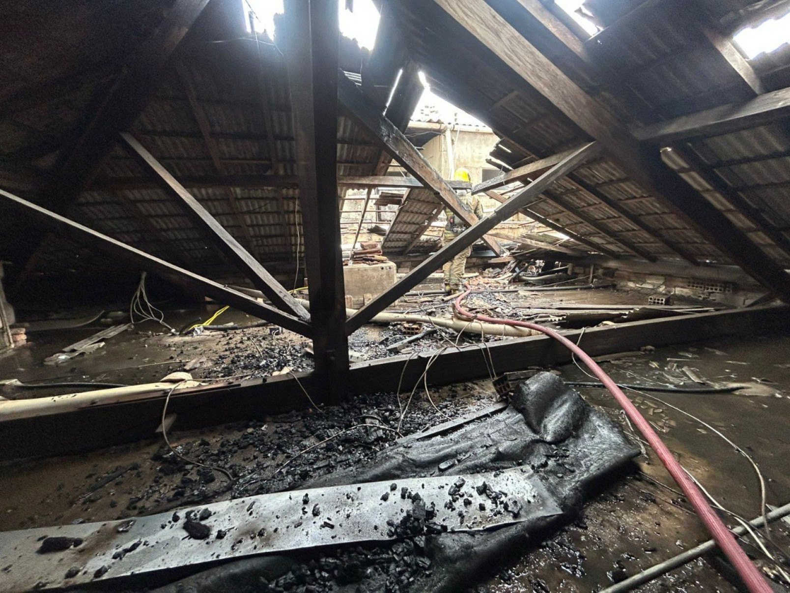 incêndio em prédio 