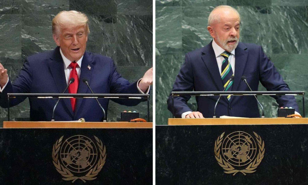 Trump elogiou Lula durante discurso na ONU -  (crédito: AFP)