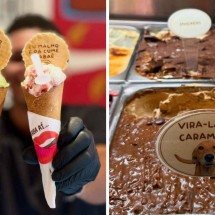 Carbonara e cachorro caramelo: confira sorvetes diferentões do Brasil - Reprodução / Instagram