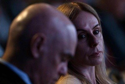 Viviane Barci de Moares, mulher de Alexandre de Moraes e sancionada pelos EUA -  (crédito: BBC)