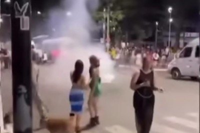 De acordo com relatos, estudantes e cidadãos foram atacados com tiros de borracha, bombas de efeito moral e cacetetes -  (crédito: Reprodução/Redes Sociais)